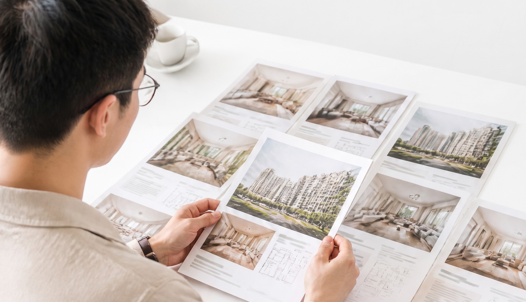 Reviewing project figures and layouts before any commitment