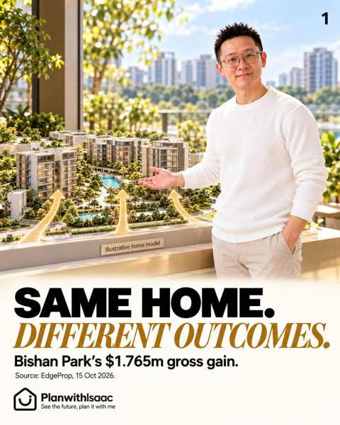 Original Instagram first-cover media associated with Bishan Park Condo: Why a Large Gross Gain Is Not the Same as Your Return