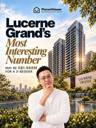 Original Instagram first-cover media associated with Lucerne Grand: How to Evaluate Its 3-Bedroom Entry Price and Usable Space