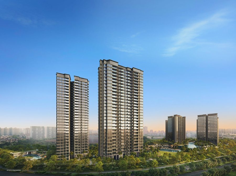 Artist’s impression of Thomson Reserve towers, Upper Thomson