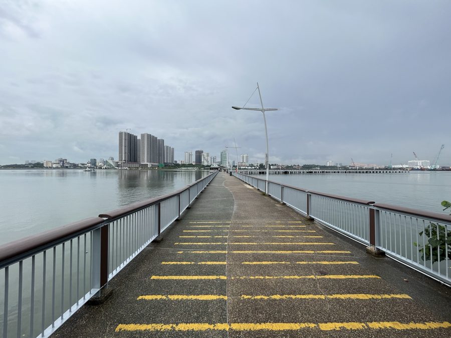 Waterfront green space near the Wynwood Grand EC site in Woodlands