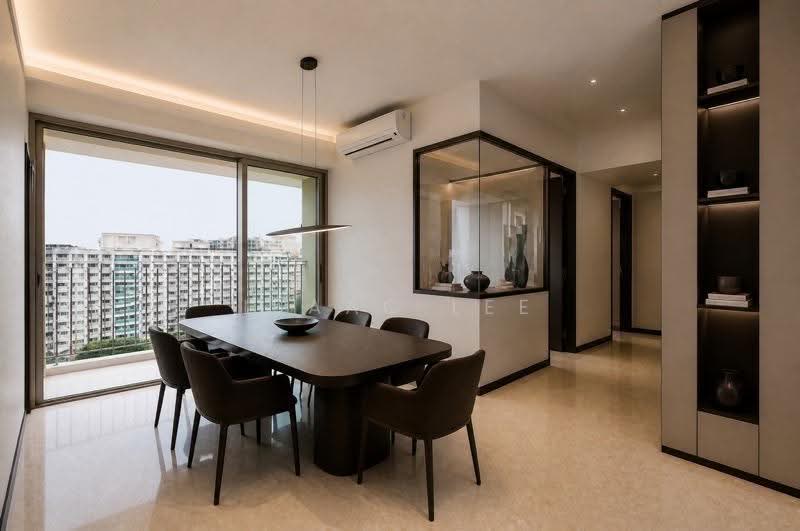 AI-enhanced impression of the Ris Grandeur 4-bedroom dining area